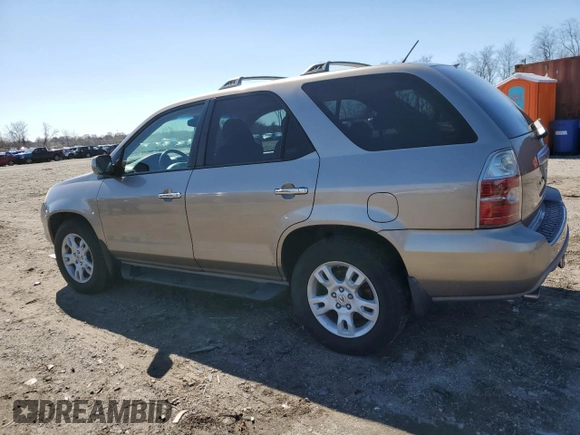 2004 Acura MDX Touring with VIN 2HNYD18904H529590, listed as a Copart auction lot 50050825 with 286,126 mi miles and Salvage title. Bid and sale history available at DreamBid. Image 2.