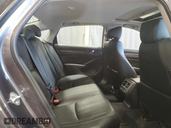 2022 Honda Accord Touring with VIN 1HGCV3F98NA021431, listed as a Copart auction lot 57665635 with 39,516 mi miles and Salvage title. Bid and sale history available at DreamBid. Image 10.