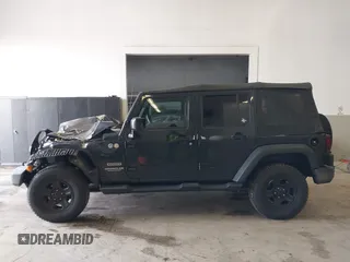 2017 Jeep Wrangler Unlimited Sport with VIN 1C4BJWDG3HL503676, listed as a IAAI auction lot 41953232 with 94,819 mi miles. Bid and sale history available at carsss.com. Image 15.