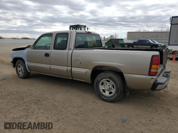 2000 Chevrolet Silverado 1500 with VIN 2GCEC19W1Y1309907, listed as a Copart auction lot 50640185 with Not Provided miles and Salvage Title. Bid and sale history available at DreamBid. Image 2.