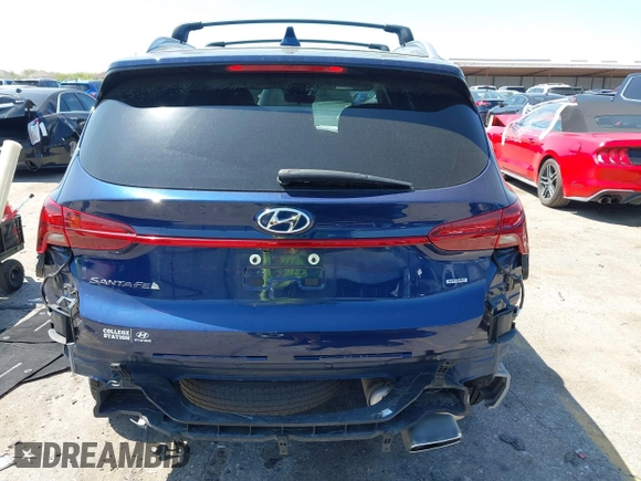 2022 Hyundai Santa Fe SEL with VIN 5NMS2DAJ8NH410618, listed as a IAAI auction lot 41853548 with 58,483 mi miles. Bid and sale history available at carsss.com. Image 17.