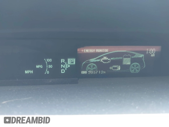 2011 Toyota Prius I with VIN JTDKN3DU6B0259359, listed as a IAAI auction lot 41450726 with 205,712 mi miles and . Bid and sale history available at DreamBid. Image 15.
