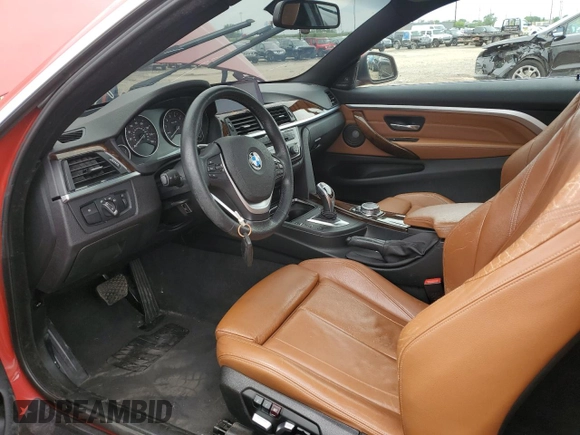 2016 BMW 4 Series 428i xDrive with VIN WBA3N9C56GK250087, listed as a Copart auction lot 61393405 with 113,438 mi miles and Clean title. Bid and sale history available at DreamBid. Image 7.