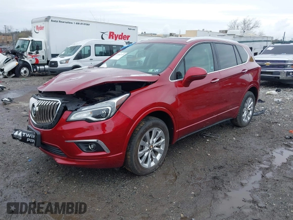 2017 Buick Envision Essence with VIN LRBFXDSA1HD092273, listed as a IAAI auction lot 41961115 with 61,036 mi miles and . Bid and sale history available at carsss.com. Image 16.