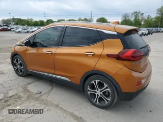 2017 Chevrolet Bolt EV Premier with VIN 1G1FX6S00H4161371, listed as a Copart auction lot 55960805 with 100,902 mi miles and Salvage title. Bid and sale history available at DreamBid. Image 2.