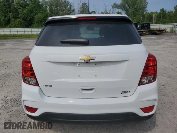 2020 Chevrolet Trax LS with VIN KL7CJKSB1LB087739, listed as a Copart auction lot 60591725 with 16,096 mi miles and Salvage title. Bid and sale history available at DreamBid. Image 6.
