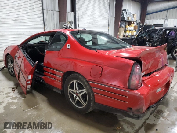 2004 Chevrolet Monte Carlo SS Supercharged z VIN 2G1WZ121849329254, wystawiony jako Copart lot #44712075 z przebiegiem 19 307 mil mil oraz Szkoda całkowita • Salvage title. Historia ofert i sprzedaży dostępna na DreamBid. Obrazek 2.