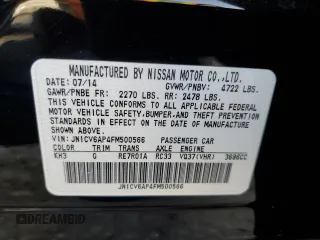 2015 Infiniti Q40 with VIN JN1CV6AP4FM500566, listed as a Copart auction lot 78955424 with 114,098 mi miles and Salvage Title. Bid and sale history available at carsss.com. Image 12.