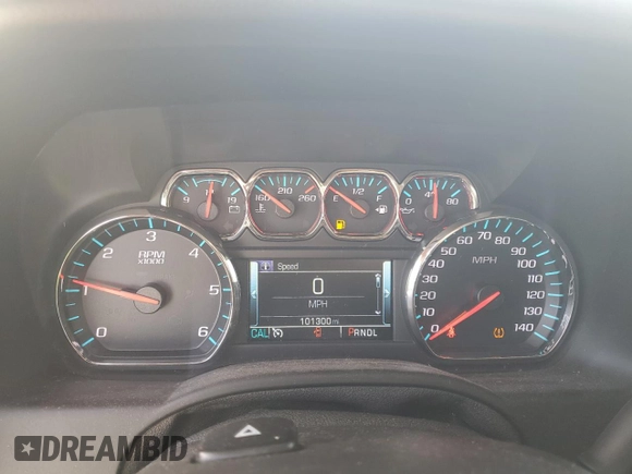 2018 Chevrolet Tahoe Premier with VIN 1GNSKCKC5JR196310, listed as a Copart auction lot 48050205 with 101,300 mi miles and Salvage title. Bid and sale history available at DreamBid. Image 9.