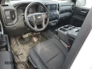 2020 Chevrolet Silverado 1500 Work Truck with VIN 3GCNWAEF7LG281916, listed as a Copart auction lot 44755725 with 128,304 mi miles and Salvage Title. Bid and sale history available at DreamBid. Image 8.