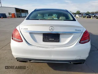 2017 Mercedes-Benz C 300 with VIN 55SWF4KB3HU206584, listed as a Copart auction lot 50597005 with 143,917 mi miles and Salvage Title. Bid and sale history available at carsss.com. Image 6.