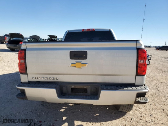 2018 Chevrolet Silverado 1500 Custom with VIN 1GCRCPEH8JZ328981, listed as a Copart auction lot 44075575 with 56,742 mi miles and Salvage Title. Bid and sale history available at carsss.com. Image 6.