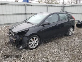 2014 Hyundai Accent SE z VIN KMHCU5AE4EU183469, wystawiony jako Copart lot #52501505 z przebiegiem 112 034 mil mil oraz Szkoda całkowita • Salvage title. Historia ofert i sprzedaży dostępna na DreamBid. Obrazek 1.