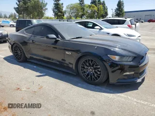 2016 Ford Mustang GT with VIN 1FA6P8CF7G5268244, listed as a Copart auction lot 63644305 with 81,707 mi miles and Salvage title. Bid and sale history available at DreamBid. Image 4.