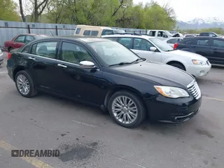 2012 Chrysler 200 Limited with VIN 1C3CCBCB5CN257373, listed as a IAAI auction lot 42111275 with 147,741 mi miles. Bid and sale history available at carsss.com. Image 1.