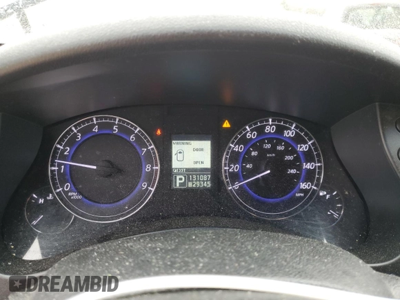2013 Infiniti EX Journey with VIN JN1BJ0HR7DM482119, listed as a Copart auction lot 43806175 with 131,087 mi miles and Salvage Title. Bid and sale history available at DreamBid. Image 9.