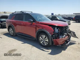 2022 Nissan Pathfinder SL z VIN 5N1DR3CA2NC229794, wystawiony jako Copart lot #58984565 z przebiegiem 22 116 mil mil oraz Szkoda całkowita • Salvage title. Historia ofert i sprzedaży dostępna na DreamBid. Obrazek 4.
