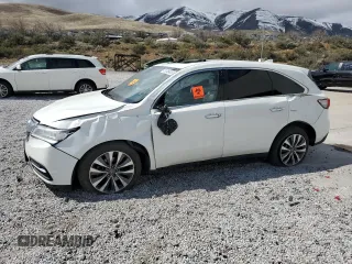 2016 Acura MDX Technology z VIN 5FRYD4H40GB060733, wystawiony jako Copart lot #51345435 z przebiegiem 109 092 mil mil oraz Szkoda całkowita • Salvage title. Historia ofert i sprzedaży dostępna na DreamBid. Obrazek 1.