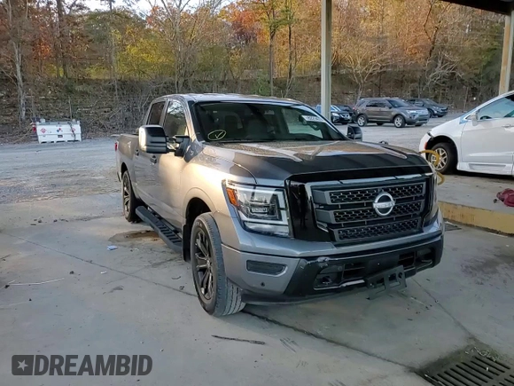 2023 Nissan Titan SV with VIN 1N6AA1ED8PN106127, listed as a Copart auction lot 82214774 with 39,089 mi miles and Salvage title. Bid and sale history available at DreamBid. Image 10.