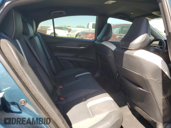 2025 Toyota Camry LE with VIN 4T1DAACKXSU060098, listed as a Copart auction lot 49723885 with 6,934 mi miles and Salvage Title. Bid and sale history available at carsss.com. Image 10.