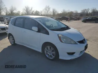 2009 Honda Fit Sport with VIN JHMGE88419C001626, listed as a Copart auction lot 52047375 with 154,585 mi miles and Salvage Title. Bid and sale history available at carsss.com. Image 4.