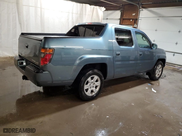 2006 Honda Ridgeline RTL with VIN 2HJYK16586H539665, listed as a Copart auction lot 69396164 with 212,978 mi miles and Salvage Title. Bid and sale history available at carsss.com. Image 3.