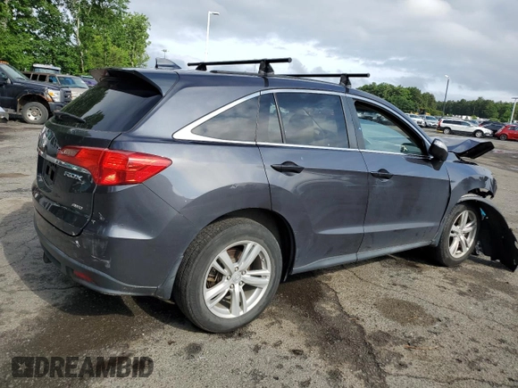2013 Acura RDX with VIN 5J8TB4H38DL013954, listed as a Copart auction lot 60414635 with 181,377 mi miles and Salvage title. Bid and sale history available at DreamBid. Image 3.