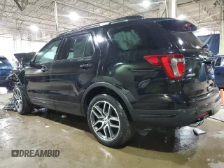 2018 Ford Explorer Sport with VIN 1FM5K8GT6JGC83913, listed as a Copart auction lot 47794745 with Not Provided miles and Non Repairable. Bid and sale history available at DreamBid. Image 2.