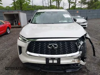 2025 Infiniti QX60 Luxe with VIN 5N1AL1FS6SC351230, listed as a IAAI auction lot 42285154 with 310 mi miles and . Bid and sale history available at DreamBid. Image 12.