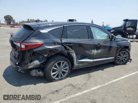 2021 Acura RDX Technology with VIN 5J8TC1H51ML012268, listed as a Copart auction lot 64498025 with 59,345 mi miles and Salvage title. Bid and sale history available at DreamBid. Image 3.