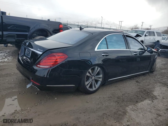 2014 Mercedes-Benz S-Class S 550 with VIN WDDUG8FB6EA056374, listed as a Copart auction lot 49213925 with 0 mi miles and Salvage Title. Bid and sale history available at carsss.com. Image 3.