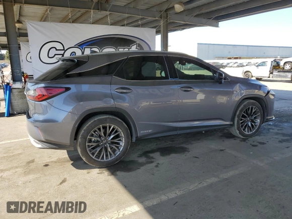 2017 Lexus RX 450h with VIN 2T2BGMCA5HC020127, listed as a Copart auction lot 53354345 with 121,451 mi miles and Salvage title. Bid and sale history available at DreamBid. Image 3.