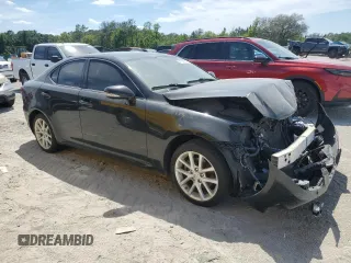 2012 Lexus IS 250 with VIN JTHCF5C24C5053795, listed as a Copart auction lot 51798535 with 139,567 mi miles and Salvage Title. Bid and sale history available at DreamBid. Image 4.
