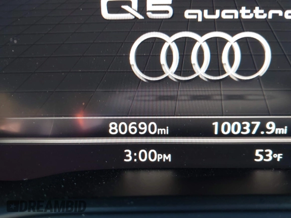 2018 Audi Q5 Prestige z VIN WA1CNAFY3J2078029, wystawiony jako IAAI lot #41822564 z przebiegiem 80 690 mil mil oraz . Historia ofert i sprzedaży dostępna na DreamBid. Obrazek 16.