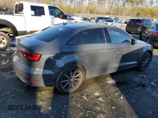 2017 Audi A3 Sedan Premium with VIN WAUAUGFF1H1060885, listed as a Copart auction lot 45516145 with 64,494 mi miles and Salvage Title. Bid and sale history available at carsss.com. Image 3.