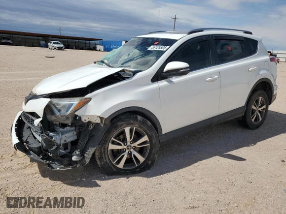 2018 Toyota RAV4 XLE with VIN JTMWFREV9JJ187834, listed as a Copart auction lot 56125505 with Not provided miles and Salvage title. Bid and sale history available at DreamBid. Image 1.