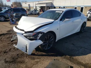 2021 Lexus IS 350 F Sport with VIN JTHGZ1E24M5022594, listed as a Copart auction lot 46638385 with 49,281 mi miles and Salvage Title. Bid and sale history available at DreamBid. Image 1.