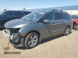 2018 Honda Odyssey EX-L with VIN 5FNRL6H78JB061392, listed as a Copart auction lot 53850915 with 172,103 mi miles and Clean Title. Bid and sale history available at carsss.com. Image 1.