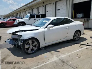 2010 Lexus IS 250 C with VIN JTHFF2C27A2507533, listed as a Copart auction lot 62140775 with 159,022 mi miles and Clean title. Bid and sale history available at DreamBid. Image 1.