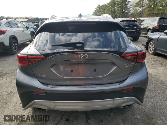 2017 Infiniti QX30 Luxury z VIN SJKCH5CR2HA020394, wystawiony jako Copart lot #44403755 z przebiegiem 85 179 mil mil oraz Szkoda całkowita • Salvage title. Historia ofert i sprzedaży dostępna na DreamBid. Obrazek 6.
