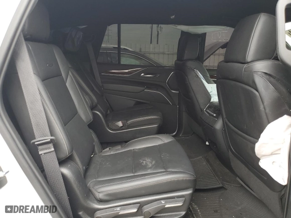 2022 Cadillac Escalade Luxury with VIN 1GYS3AKL8NR103032, listed as a Copart auction lot 59179684 with 49,122 mi miles and Non Repairable. Bid and sale history available at carsss.com. Image 12.