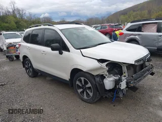 2017 Subaru Forester with VIN JF2SJABC7HH454943, listed as a IAAI auction lot 42022435 with 81,680 mi miles. Bid and sale history available at carsss.com. Image 1.