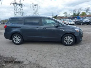 2017 Kia Sedona LX with VIN KNDMB5C14H6239766, listed as a IAAI auction lot 42049371 with 105,101 mi miles. Bid and sale history available at carsss.com. Image 14.