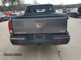 2017 Honda Ridgeline RTL-T with VIN 5FPYK2F61HB011324, listed as a Copart auction lot 42771285 with 78,742 mi miles and Salvage title. Bid and sale history available at DreamBid. Image 6.