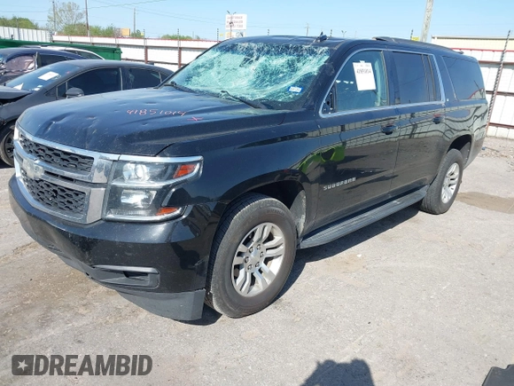 2019 Chevrolet Suburban LT with VIN 1GNSKHKC3KR285095, listed as a IAAI auction lot 41851014 with 151,075 mi miles and . Bid and sale history available at DreamBid. Image 2.