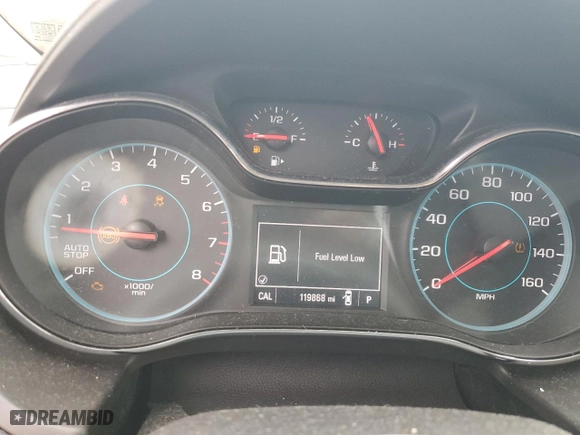 2016 Chevrolet Cruze LT with VIN 1G1BE5SM2G7286855, listed as a Copart auction lot 50901595 with 119,868 mi miles and Salvage Title. Bid and sale history available at carsss.com. Image 9.