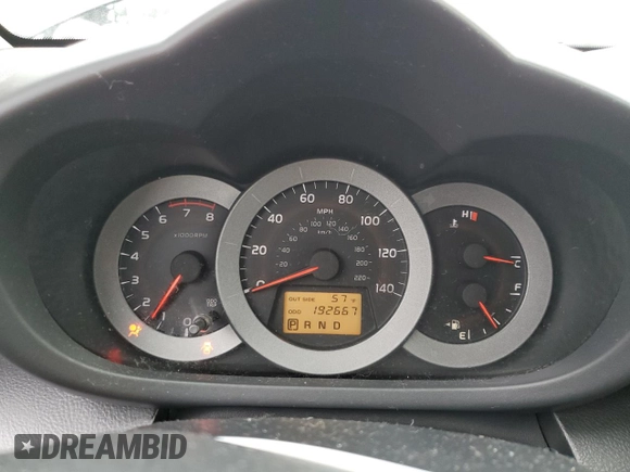2007 Toyota RAV4 Sport with VIN JTMBD32V275120287, listed as a Copart auction lot 45059375 with 192,667 mi miles and Salvage Title. Bid and sale history available at carsss.com. Image 9.