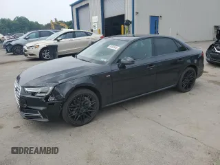 2017 Audi A4 Premium with VIN WAUDNAF40HN050153, listed as a Copart auction lot 60552645 with 117,318 mi miles and Salvage title. Bid and sale history available at DreamBid. Image 1.