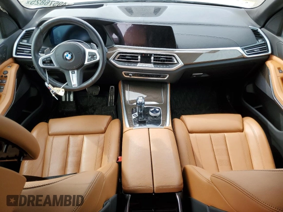 2022 BMW X5 xDrive40i with VIN 5UXCR6C06N9M32014, listed as a Copart auction lot 49576825 with Not Provided miles and Salvage Title. Bid and sale history available at DreamBid. Image 8.