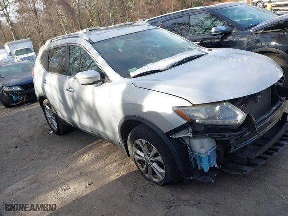 2015 Nissan Rogue SL with VIN 5N1AT2MV3FC855761, listed as a IAAI auction lot 41315240 with 62966 miles. Bid and sale history available at carsss.com. Image 1.